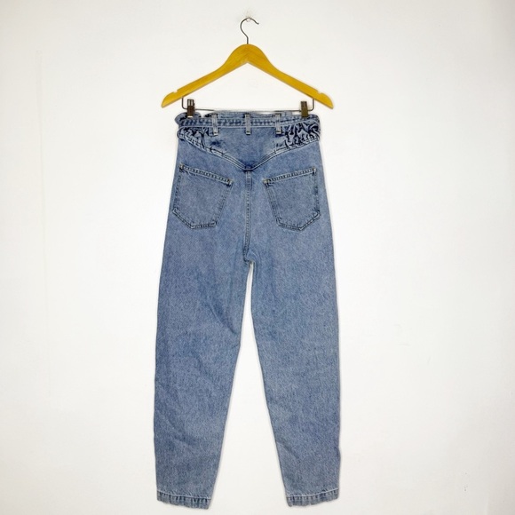 Agolde Paperbag Waist Belted Jean Riya Peg in Traffic Size 24 - Picture 2 of 7